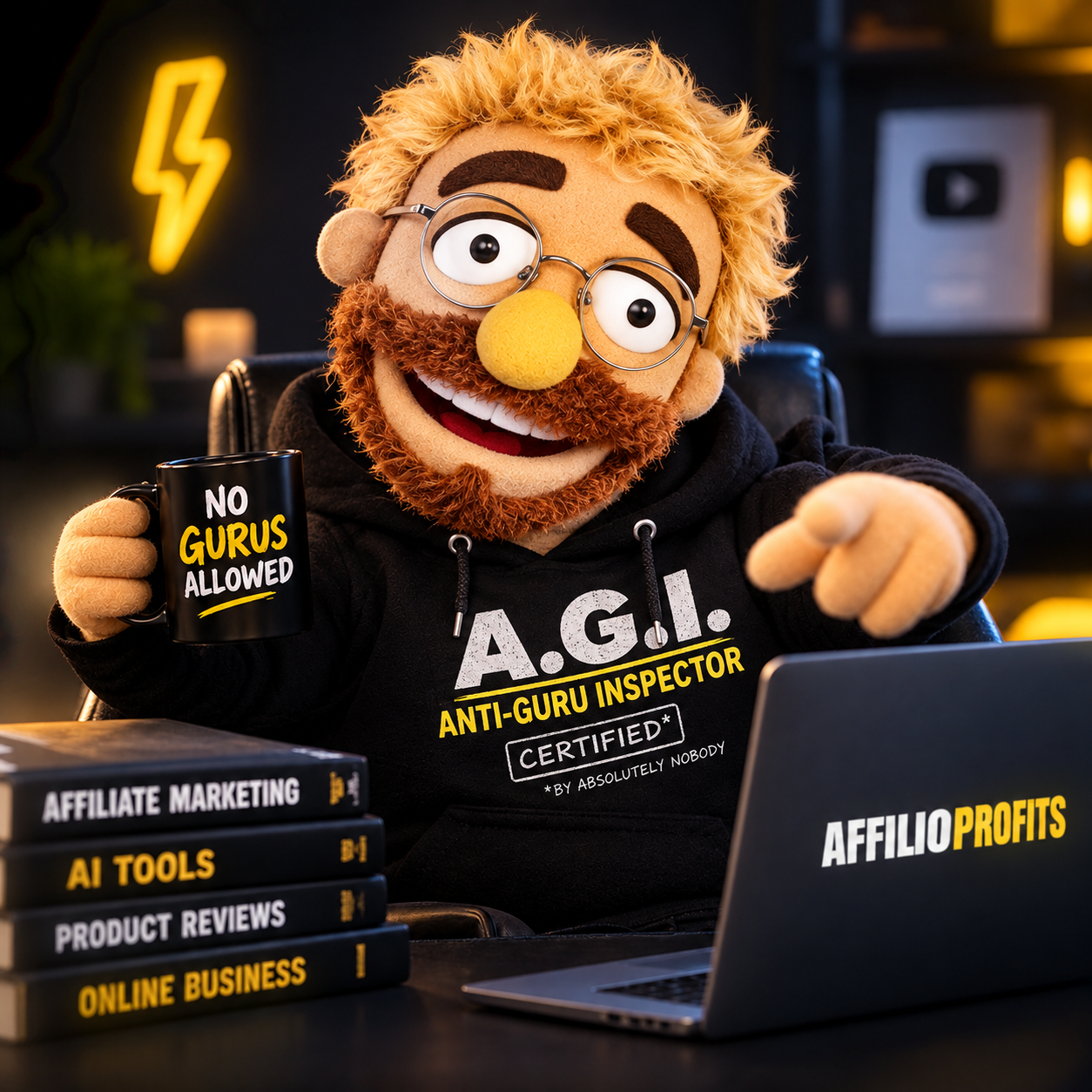 Tony the Puppet Marketer — Anti-Guru Inspector